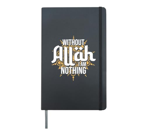 Islamic Muslim Islam lovers Muslims Hardcover Journal, Black