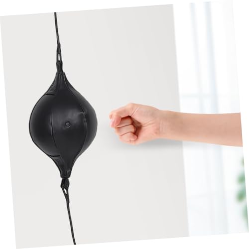 Balacoo 1 Set Boxing Reaction Pu Punching Ball Double End Hanging Speed Training Bag for Boxing Martial Arts Reflexes Coordination