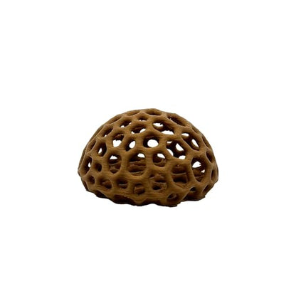 Shrimp Dome Hide, Aquarium Cave for Cherry Shrimp, Light Brown | Dome-shaped aquarium hide creates a sheltered cave and hiding spot for cherry, dwarf and baby shrimp in freshwater tanks - color: Light Brown