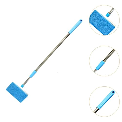 Aquarium Cleaning Brush, Cleaning and Maintenance Tool and Glass with Metal Handle, Suitable for Hard-to-Clean Aquariums, Square