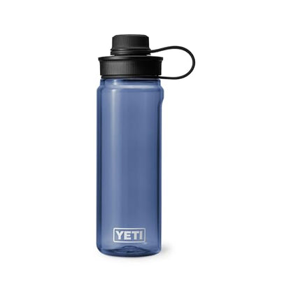 YETI Yonder Water Bottle with Yonder Tether Cap, Lightweight, Leakproof and BPA-Free - color: Navy, size: 25 Ounces