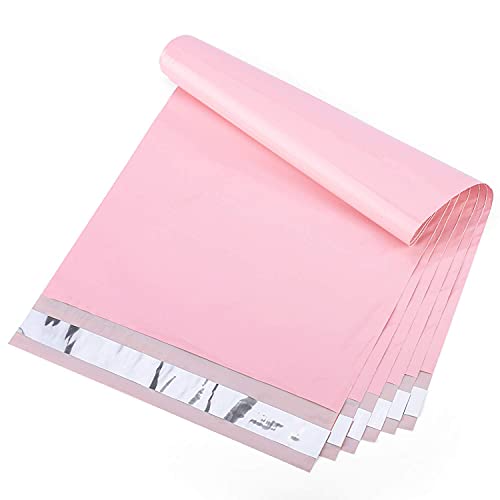 Metronic Poly Mailers 10x13 200 Pack, Small Shipping Bags for Clothes | Strong Adhesive Waterproof Tear-resistant Mailing Bags, Shipping Envelopes, Packing Bags for Clothing, Small Biz, Light Pink. - size: 10x13 200PC