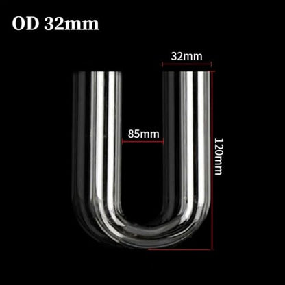 U-Shape Connector, 20~32mm Aquarium Fish Tank U-Shape Air Tube Fittings Acrylic Pipe(O.D 32mm,1Pc) - color: O.d 32mm, size: 1Pc