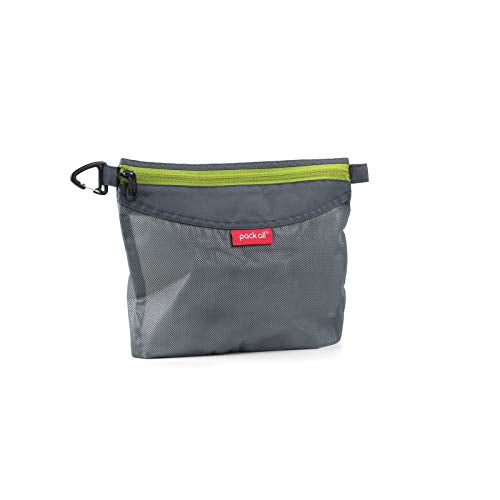 pack all Water-Resistant Zipper Pouch, Mesh Zipper Bag, 10.23"x7.48" - color: Grey, size: Medium