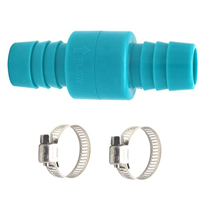 3/4 inch Check Valve, Marine Boat Bilge Pump Hose in-line one way, Non Return