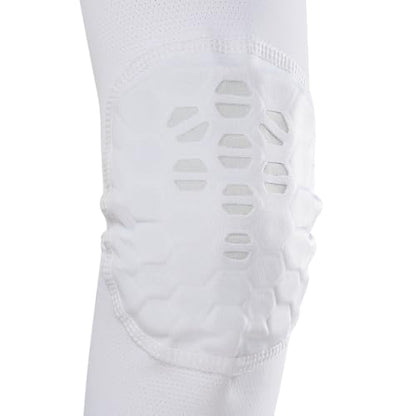 McDavid HEX Shooter Arm Sleeve Single Padded Compression Sleeve Basketball Football Sports Protection - color: Viz White, size: Medium