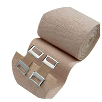 ACE 3 Inch Elastic Bandage with Clips, Beige, Great for Elbow, Ankle, Knee and More, Ideal for Sports, Comfortable Design with Soft Feel, Wash and Reuse (Pack of 3) - size: 3" (Pack of 3)