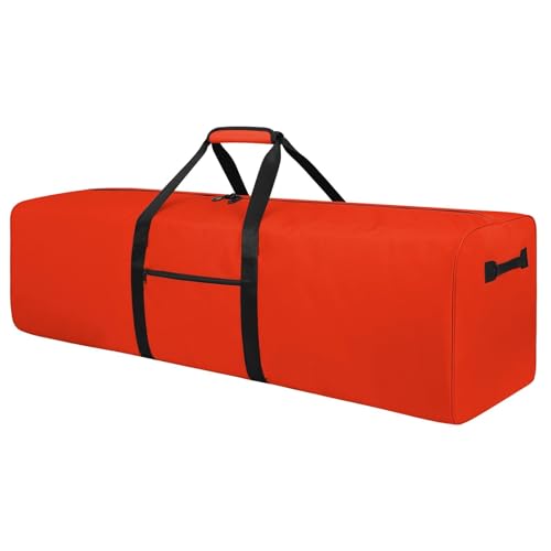 Urbanstand 52 inch Foldable Duffel Lock Zipper Travel Camp, Orange | 600D Water-Resistant Ripstop Polyester, Foldable Design, Padded Handle, Holds Tent, Tripod, Fishing Rod & Sports Equipment - color: Orange, size: 52 Inch