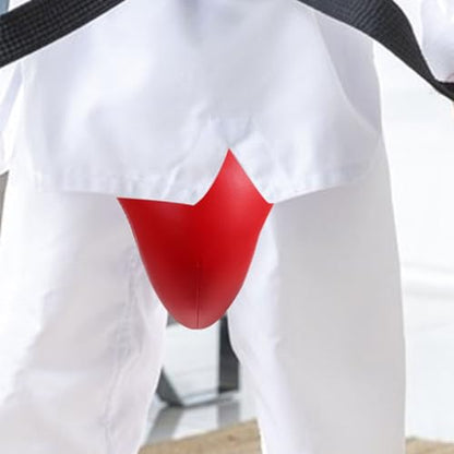 KICHOUSE 2pcs Groin Protector Boxing Groin Guard Wear-Resistant Integrated Crotch Fighting Protector for Martial Arts Training Taekwondo Sparring