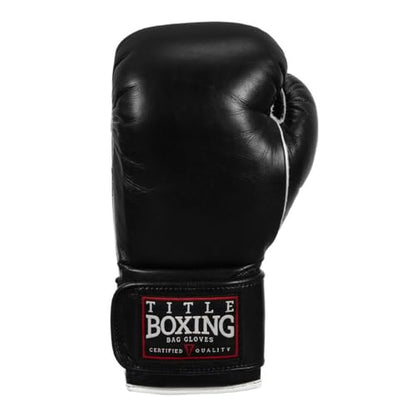 TITLE Boxing Old School Leather Sparring Gloves 2.0 - Boxing Gloves, Boxing Training Gloves, MMA Gloves, Oz Training Gloves, Kickboxing Gloves, Punching Bag Gloves, Sparring Gloves - color: Black, size: 14 oz