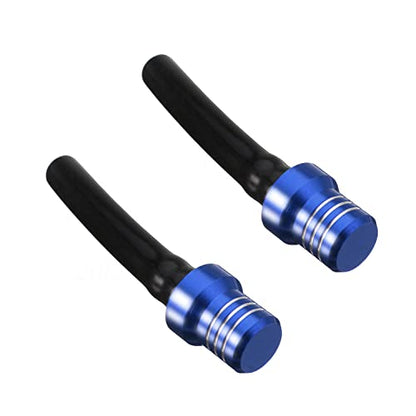 2Pcs ATV Gas Tank Vent Hose Air Vent Hose Gas Fuel Cap Universal CNC Tank Valve Vent Tube with Check Ball Aluminum Breather for YZ80 YZ85 YZ125 YZ250 YZ250F YZ400F YZ426F YZ450F Blue - color: Blue