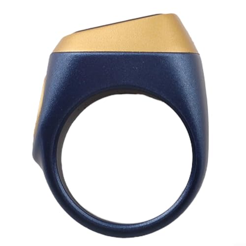 IQibla Smart for Zikr Ring with Digital Counter, Vibration Reminder, for OLED Display, 40mAh for battery and Prayer Time Alerts for Muslims, Black(20mm blue) - size: 20mm blue