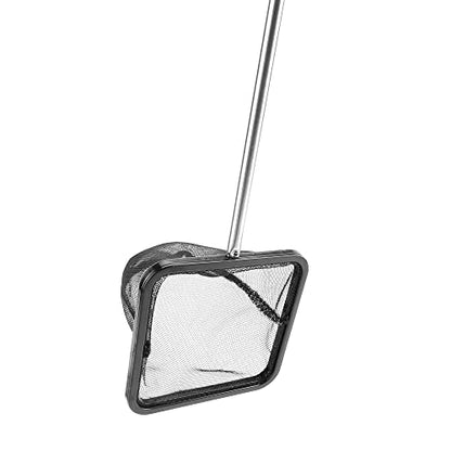 Aquarium Telescopic Fish Net with Extendable Handle Soft Mesh - size: 2.8 inch