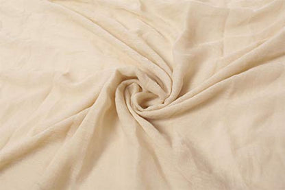 woogwin Women's Scarf Lady Light Soft Fashion Solid Shawl Wraps - color: Beige