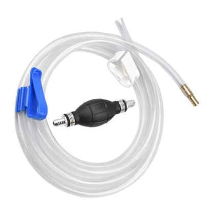 Kichvoe Manual Siphon Pump Hose Set for Water and Oil Transfer, Vehicle Guide Oil Tube with Suction Function, Practical Multi-use Handheld Suction Hose for Automotive and Aquarium Water
