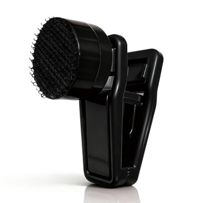 Magnetic Seaweed Feeder Clip, N52 Strong Magnet – Rust-Proof ABS, Wavy Bite Grip for Nori, Replaces Suction Cups, Saltwater Freshwater Tank Accessories up to 0.6" Glass (Black) - color: black