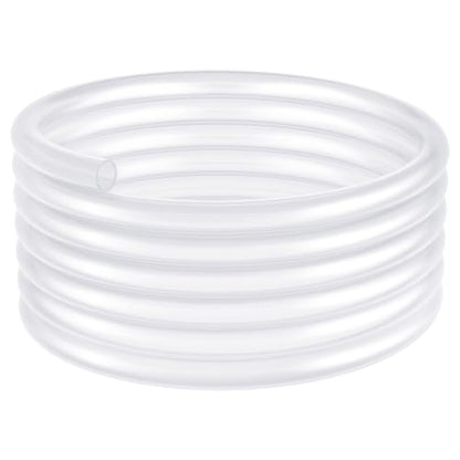 AUAUY 4mm ID X 6mm OD Clear PVC Vinyl Tubing, 5m/16ft Length Plastic Pipe | Lightweight Flexible Tubing Hose, UV Chemical Resistant, Food Grade, for Irrigation Water Oil Transfer Aquarium, Non-Toxic - color: 5m/16ft length, size: 4mm ID x 6mm OD