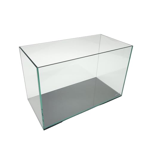 Lifegard Aquatics 20 Gallon Rimless Aquarium, Clear Glass, Ultra Clear Sealant Fish Tank, 6mm Thick with Dense Leveling Mat for Freshwater/Marine, Home or Office Decor (24.40"x12.20"x15.74") - size: 20 Gallons