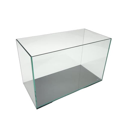 Lifegard Aquatics 20 Gallon Rimless Aquarium, Clear Glass, Ultra Clear Sealant Fish Tank, 6mm Thick with Dense Leveling Mat for Freshwater/Marine, Home or Office Decor (24.40"x12.20"x15.74") - size: 20 Gallons