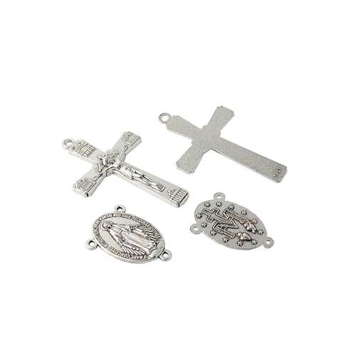Car Rosary from The Holy Land of Bethlehem - 7” Miraculous Medal Rosary with Crucifix & Miraculous Medal, Olive Wood Catholic Pocket Rosary with Wooden Rosary Beads & Lobster Clasp - color: Miraculous Medal