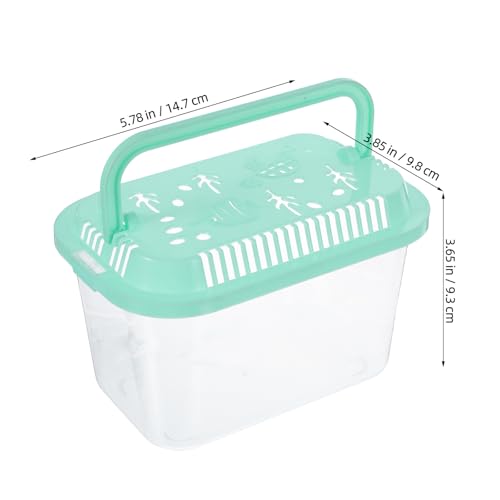 BETOOKY 5pcs Aquarium Fish Transport Bucket Set, Portable Fish Tank for Safe Aquatic Pet Transfer & Temporary Holding, Ideal Beach, Outdoor, Travel 5.3x3.4x2.8in