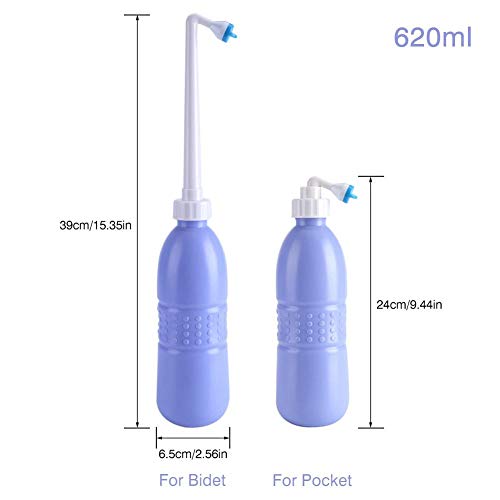 Portable Handheld Personal Bidet, On-The- Personal Hygiene Care, Travel Bidet with 620ML Water Capacity for Personal Cleansing Use