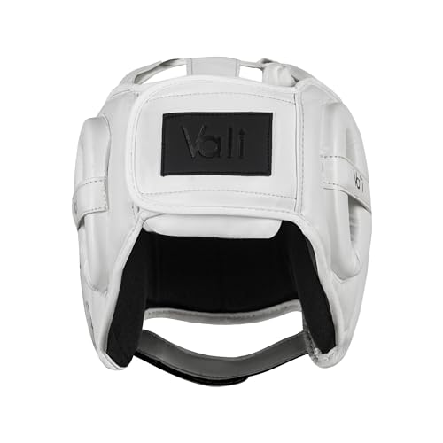 Vali Nista Face Saver Nose Bar Headgear for Boxing & MMA Training - color: White, size: Small-Medium