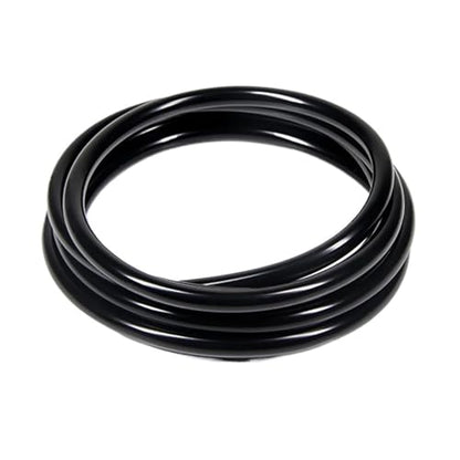 Revive Furniture 1/3/5/10M Silicone Tube Food Grade Rubber Hose Black Flexible Aquarium Air Irrigation Pipes Water Connector Garden Hoses(3 meters,ID 0.5mm x OD 1mm)
