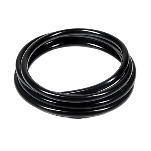 Revive Furniture 1/3/5/10M Silicone Tube Food Grade Rubber Hose Black Flexible Aquarium Air Irrigation Pipes Water Connector Garden Hoses(3 meters,ID 0.5mm x OD 1mm)
