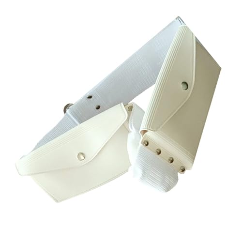 Adjustable Ihram Umrah Waist Belt with Front Pockets Pack Ihram Unisex Studded Belt for Women