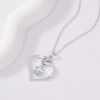 Graduation Gifts for Women 925 Sterling Silver Compass/Graduation/Vet/Cross/Stethoscope Necklace for Women - color: Graduation-Happy