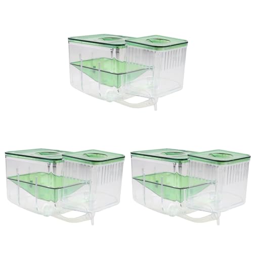 3pcs Box Aquarium Breeding Tank Isolated Breeding Tank Fish Hatching Boxes Breeding Tank for Fish