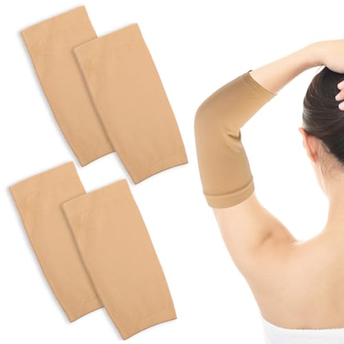 2 Pairs Forearm Tattoo Cover up Sleeve Tattoo Sleeves for Women Forearm Tattoo Cover Sleeve Arm Sleeves for Women Men(Nude, 7.9 X 3.9 Inch) - color: Nude