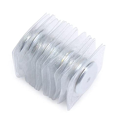 SEMINI Hidden Sew Magnetic Snap Invisible Hidden Sew in PVC Hidden Purse Closure for Fastener Handbag Cloth Clasp DIY Craft Sewing Tools (25mm) - size: 25mm,circular