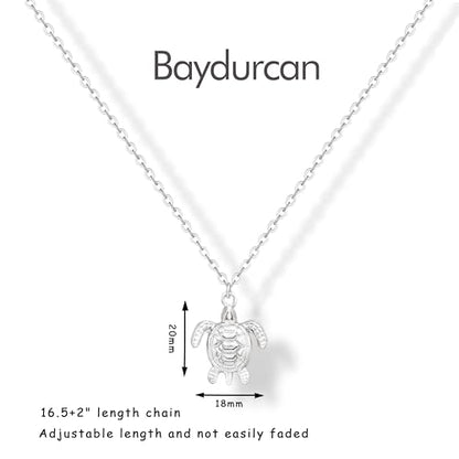 Baydurcan 여성용 실버 목걸이, 악마의 눈 앙크 리본 목걸이, 친구 자매 생일 Just Because 크리스마스 선물 - style: 바다 거북