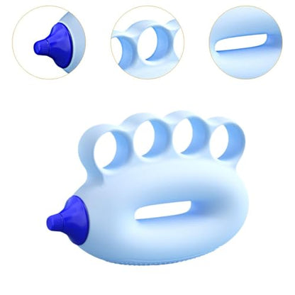 Colaxi Kids Hand Grip Strengthener,Hand Exercise Ball,Multiple Resistance Levels Ergonomic 10–15 Strength Train,Finger Exerciser - color: blue