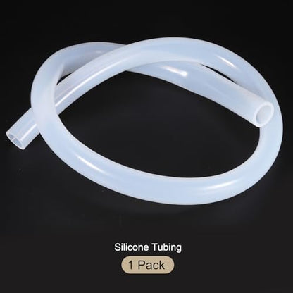 3.3ft 3/4" ID x 1" OD Silicone Tubing Clear Industrial Plastic Tubing Pure Silicone Hoses for Pump Siphoning Draining Irrigation Brewing - color: Clear, size: 3/4" x 1"