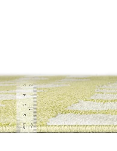 Rugs.com - Whimsy Kids Rug – 2' 2 x 3' 1 Pastel Green Easy-Clean Stain-Resistant Rug – Perfect for Entryways, Bathrooms, and Playrooms - color: Pastel Green, size: 2'2" x 3'1" (Rectangular)