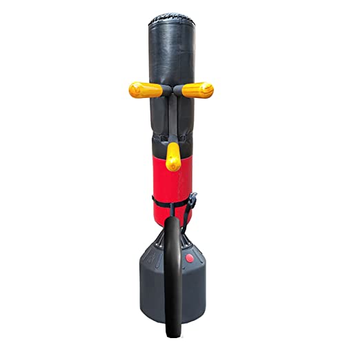 Portable Wing Chun Dummy for Tree or Soft Object, Portable Wooden Dummy Wing Chun Parts Tied Tree Spring Stump Parts Chinese Kong Fu Training Wall Mounted for Sandbag/Tree (3 Arms, 1 Leg)