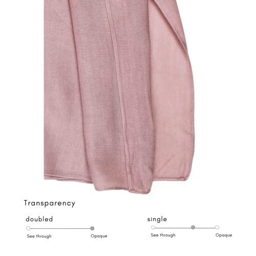 Modal Hijab for Women | Headscarf - color: Peony Blush Modal - Plain Hijab