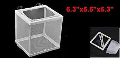 XYWHPGV Plastic hatchery breeder auarium Net Fry, white(93592 8cb38 fd186 5768b 04551 8ea73
