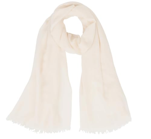 Utaly Women's Cotton Blend Scarves Lady Light Soft Vintage Solid Scarf Wrap Shawl - color: Beige