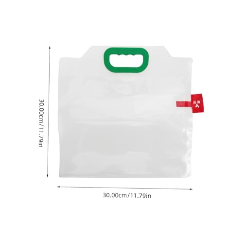 VANZACK 4Pcs Portable Fish Transport Bag with Oxygen Support Transparent Design for Easy Observation Handheld Convenience for Safe Live Fish Shipping