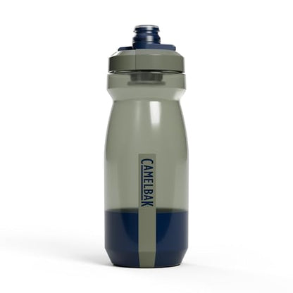 CamelBak Podium Bike Squeeze Water Bottle, High‑Flow Easy‑Squeeze Design for Cycling Performance, 21oz, Mercury Fog - color: Mercury Fog
