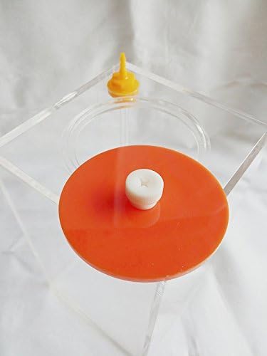 Dosing Pump Liquid Storage Container with Volume Scale 2.5L Acrylic Reservoir with Quick Connect Fittings, Transparent Acrylic Tank for Aquarium Additive Dosing System