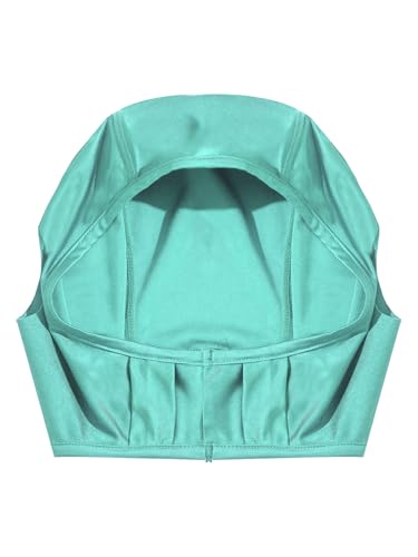 Wrestling Hair Cover Cap | Universal Fit for Any Headgear for Grappling, Wrestling, Judo & Jiu Jitsu/BJJ - color: Light Green