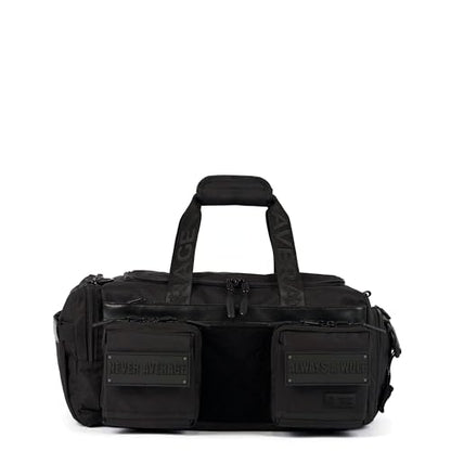 WOLFpak 30L Perfect Duffle Bag (Nightshade) Tactical Gym Bag Hardshell Base 1000D Waterproof Travel Carry On with Shoe Compartment, Dual Cup Holders, Laptop Sleeve & Molle Straps - color: Nightshade