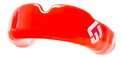 GuardLab APEX Mouthguard w/Case | Football, Basketball, Boxing, Wrestling, Soccer, Karate, Hockey, MMA | Adult & Youth | Pre-Indented for a Precise Fit (APEX/Standard Red, Large) - color: Red, size: Large