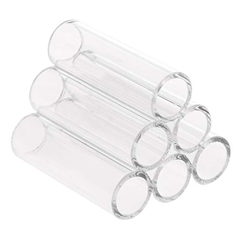 Aquarium Shrimp Shelter Tube Cave Clear Acrylic Habitat Breeding House Fish for Tank Decor 3 or 6 Tubes Betta Hideo Aquarium Heater Light Thermometers Gravel Sand Decorations - color: 5 Tubes