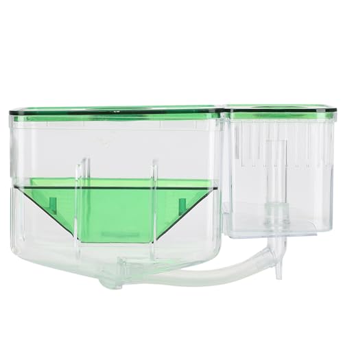 Aquarium Fish Breeding Box, Double - Layer Isolation Incubator for Small Fish Shrimp, Newborn Fry Spawning Box with Insert Tray, for Injured or Aggressive Fish in